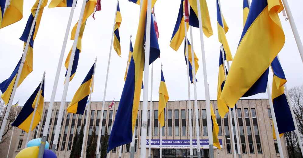 За три дня в Риге помогли 1471 семье, бежавшей от войны в Украине