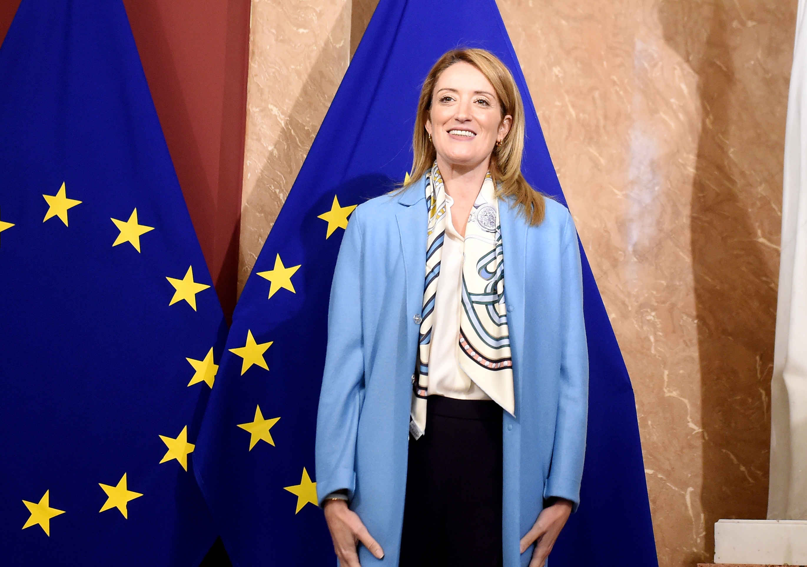 Председатель Европарламента похвалила Латвию за сохранение демократических ценностей