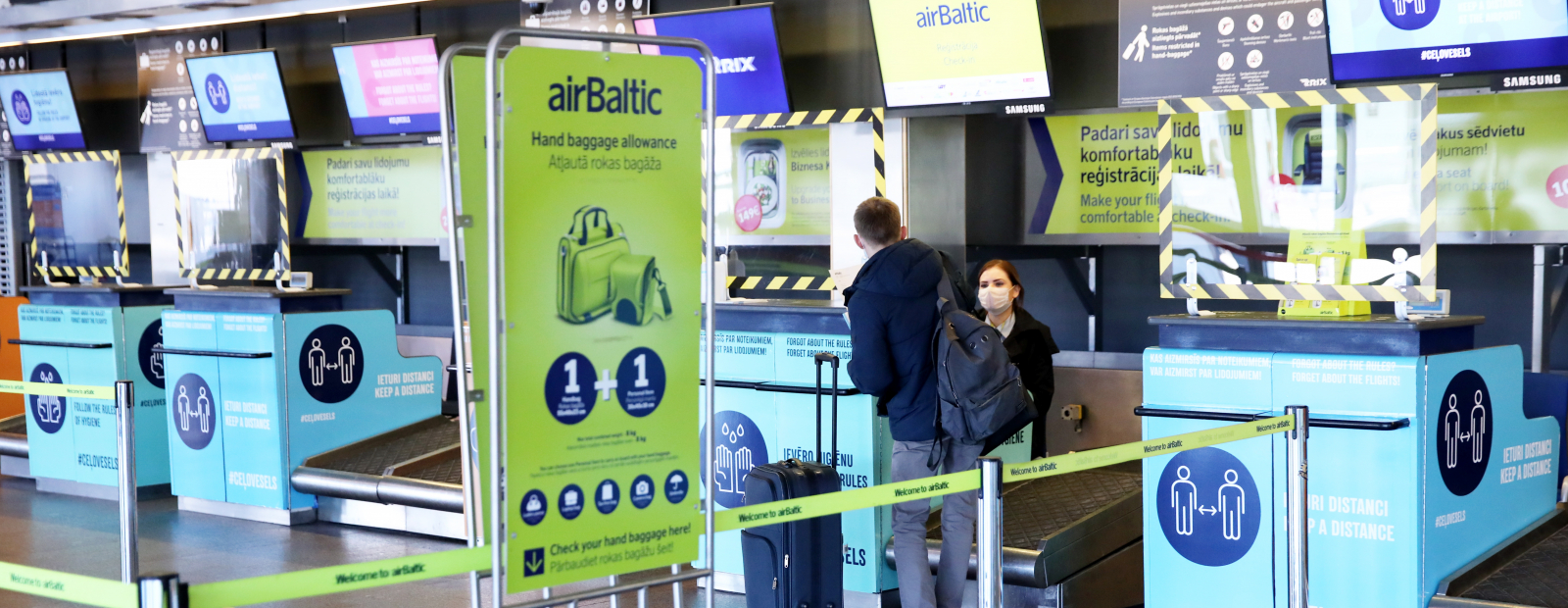 С 2022 года регистрацию на рейсы будут проводить сотрудники airBaltic