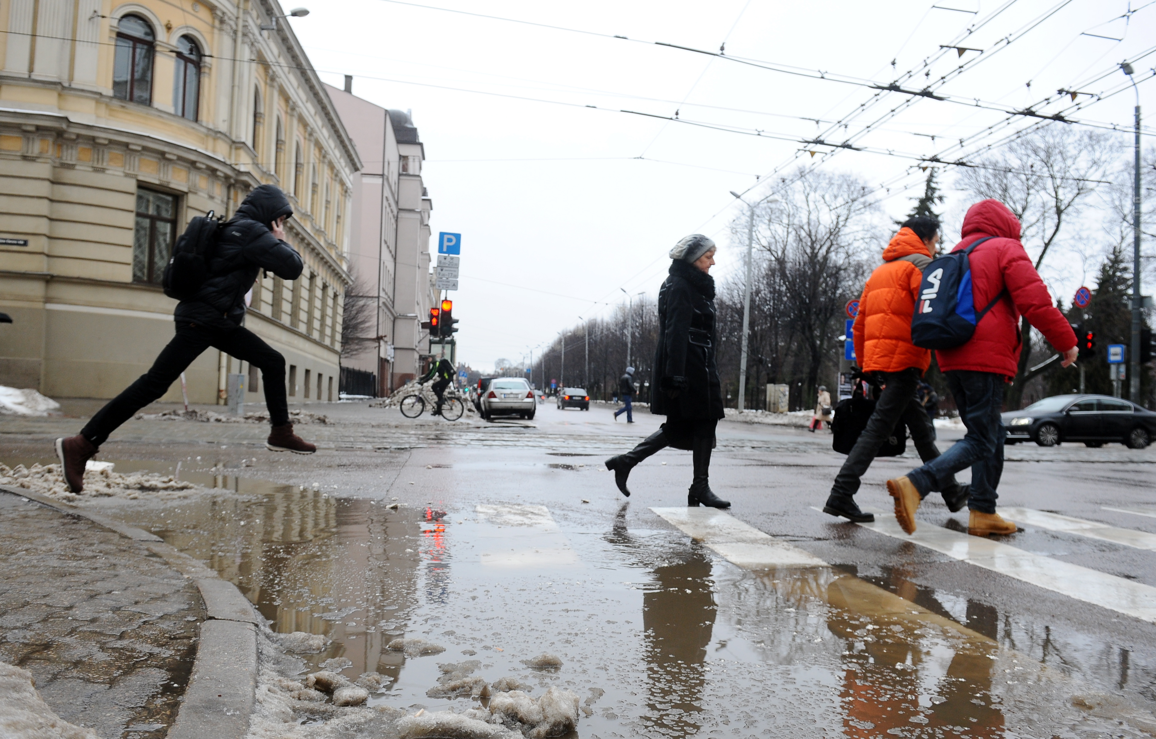 В понедельник ожидаются осадки