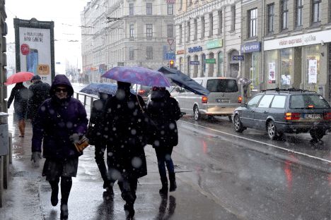 Сегодня дождь и мокрый снег