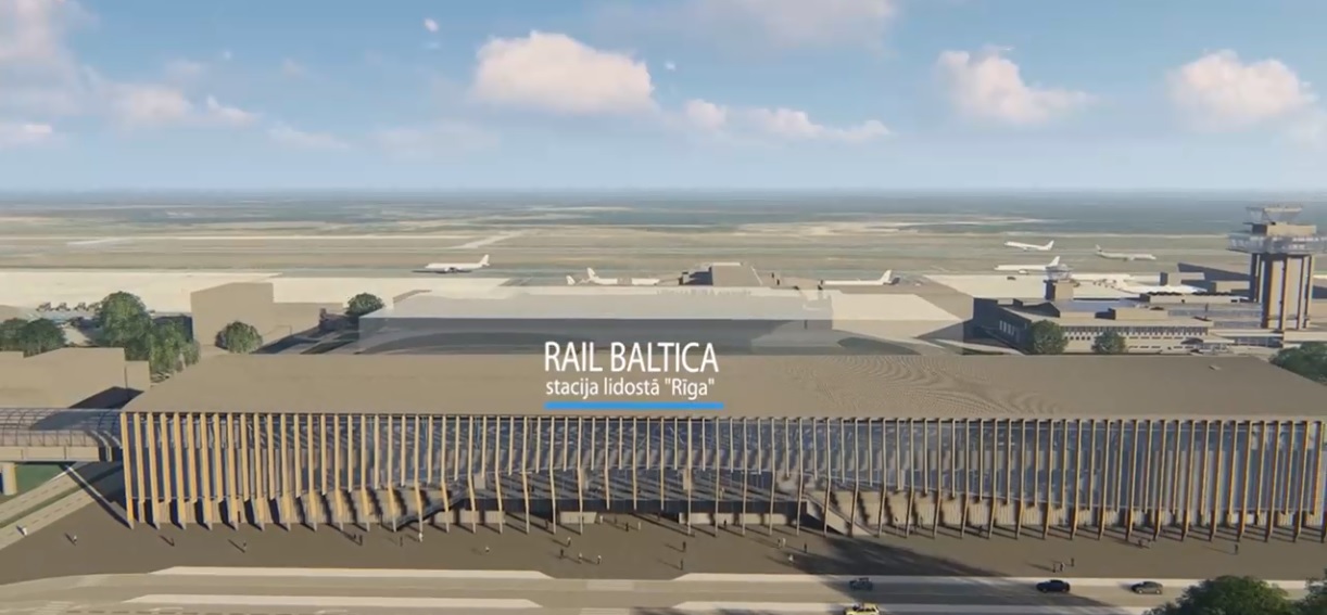 В аэропорту "Рига" открывается стройплощадка Rail Baltica