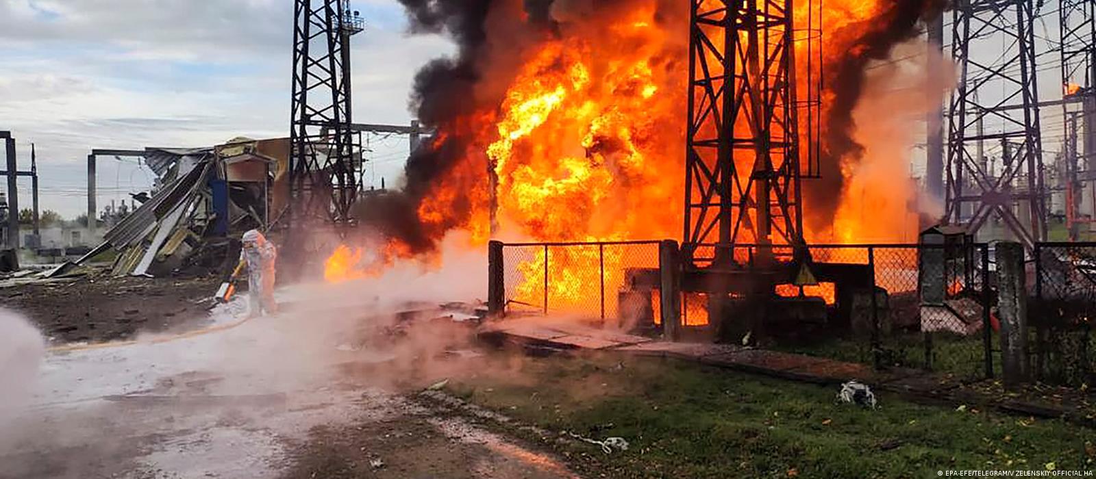 В Украине выведена из строя почти половина энергосистемы страны