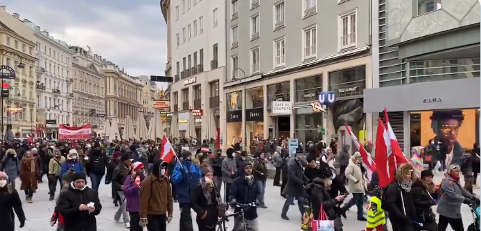 Пандемия: в Вене и Берлине прошли протесты против карантинных мер