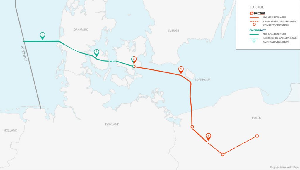 В Дании возобновили строительство газопровода Норвегия-Польша