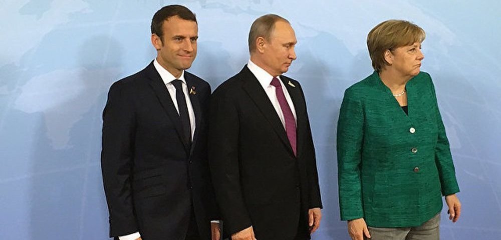 Путин, Меркель и Макрон провели переговоры