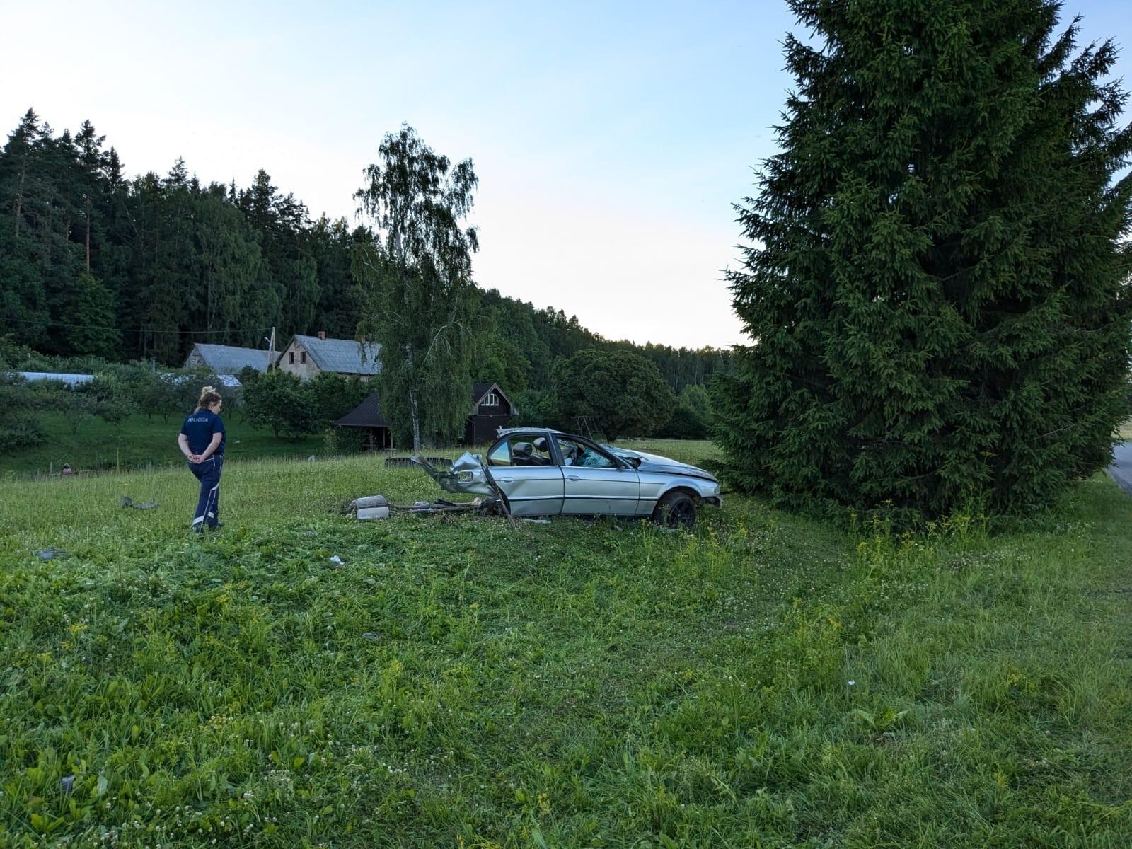 Прочиной ДТП в Тукумсском крае стала, вероятно, скорость