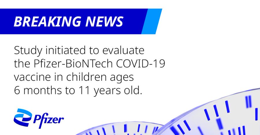 BioNTech и Pfizer начали испытания вакцины на детях BioNTech и Pfizer начали испытания вакцины на детях