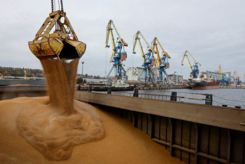 Транзит российского зерна сократился почти в 3 раза
