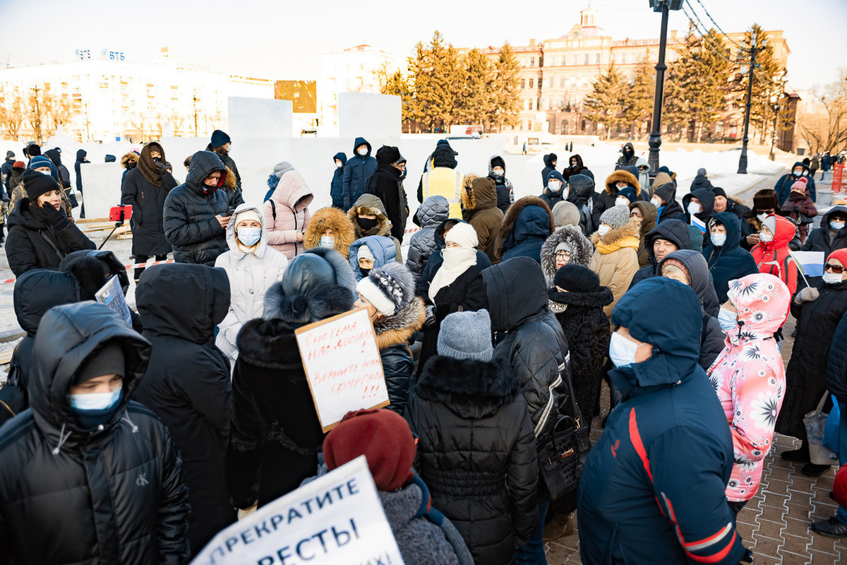 Протесты в Хабаровске длятся более 150 дней.  Почему морозы не усмирили горожан?