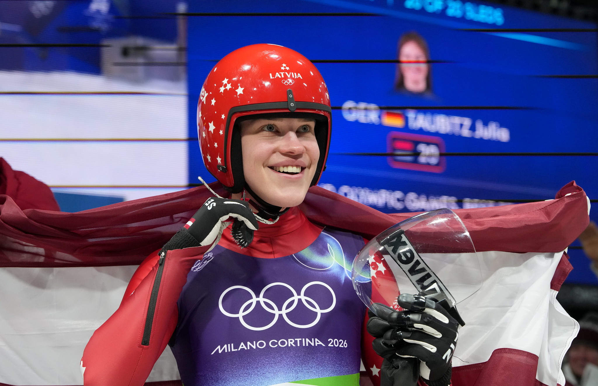 Бота стала олимпийской вице-чемпионкой по санному спорту
