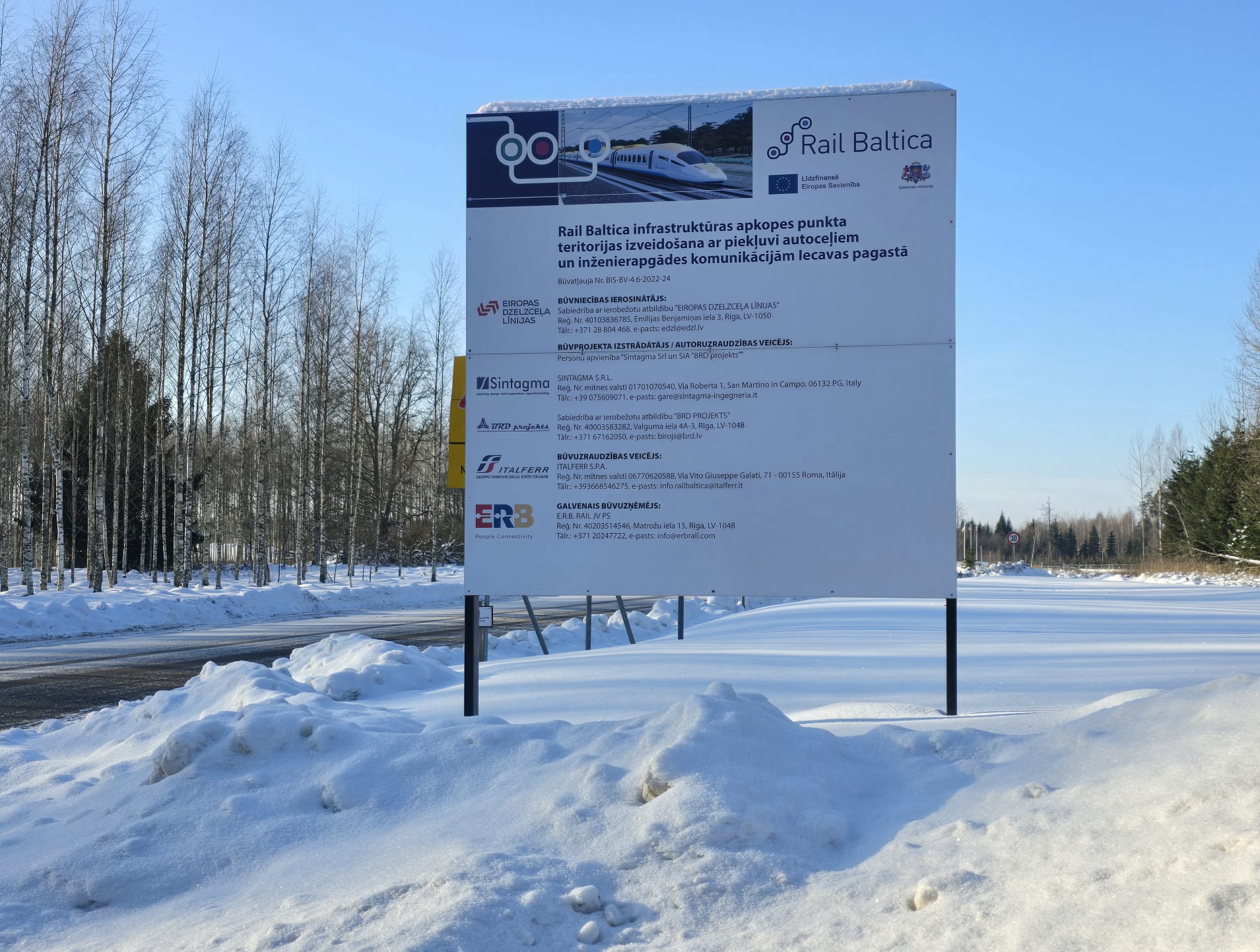 EDzL: строительство первой очереди Rail Baltica может задержаться на 3-5 лет