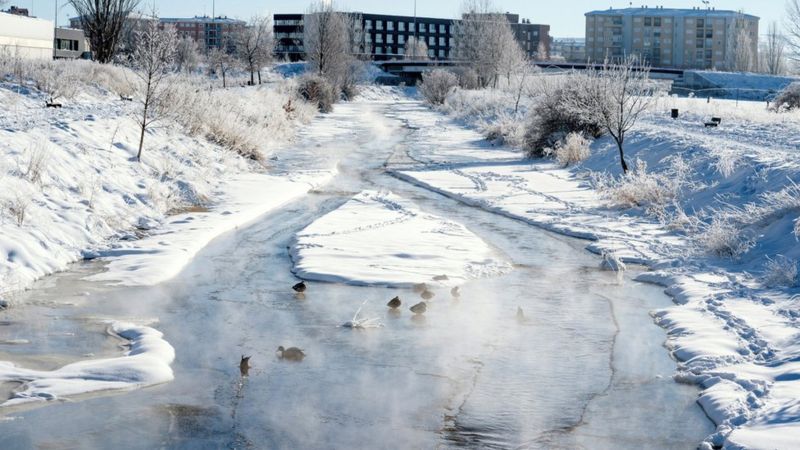 В Испании суровая зима: -25°С после снежного шторма