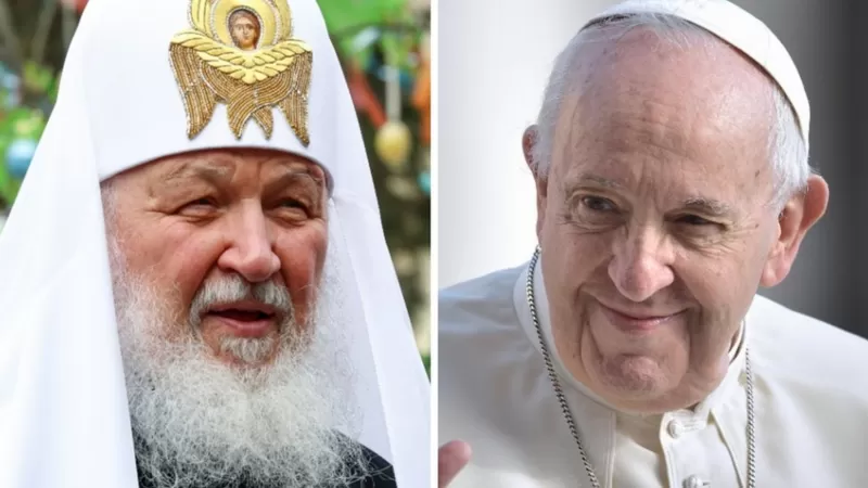 BBC: Папа римский призвал патриарха Кирилла не быть "алтарником Путина". BBC: Папа римский призвал патриарха Кирилла не быть "алтарником Путина".
