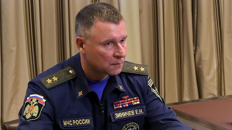 Погиб глава МЧС России Евгений Зиничев