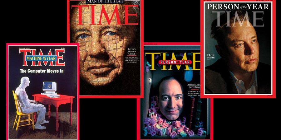 Time назвал Илона Маска "Человеком года"