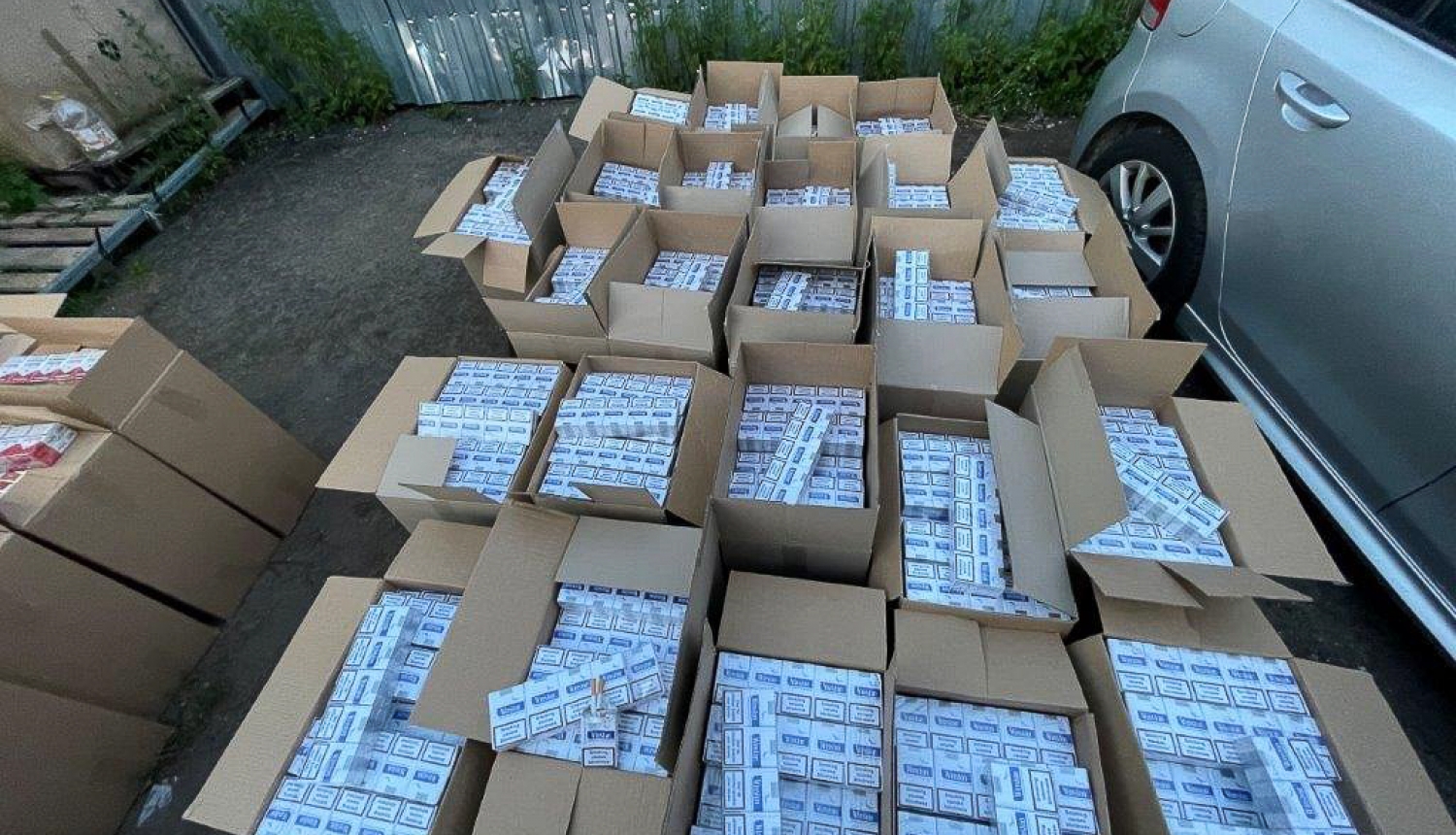 В Рижском районе изъято почти 2,5 миллиона нелегальных сигарет