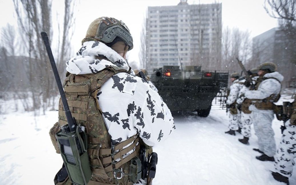 Украина провела военные учения в Чернобыле