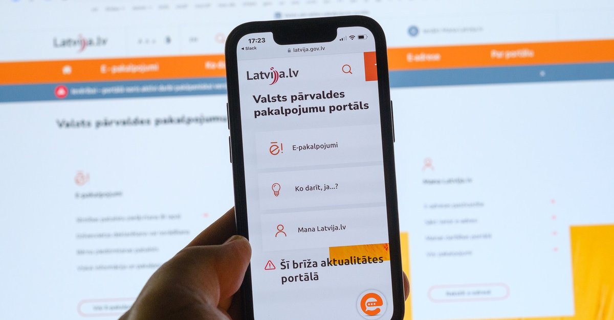 Из-за работ по обслуживанию будет нарушена работа портала latvija.gov.lv