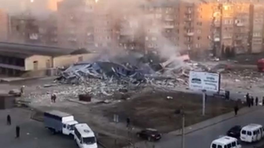 В супермаркете во Владикавказе прогремел мощный взрыв