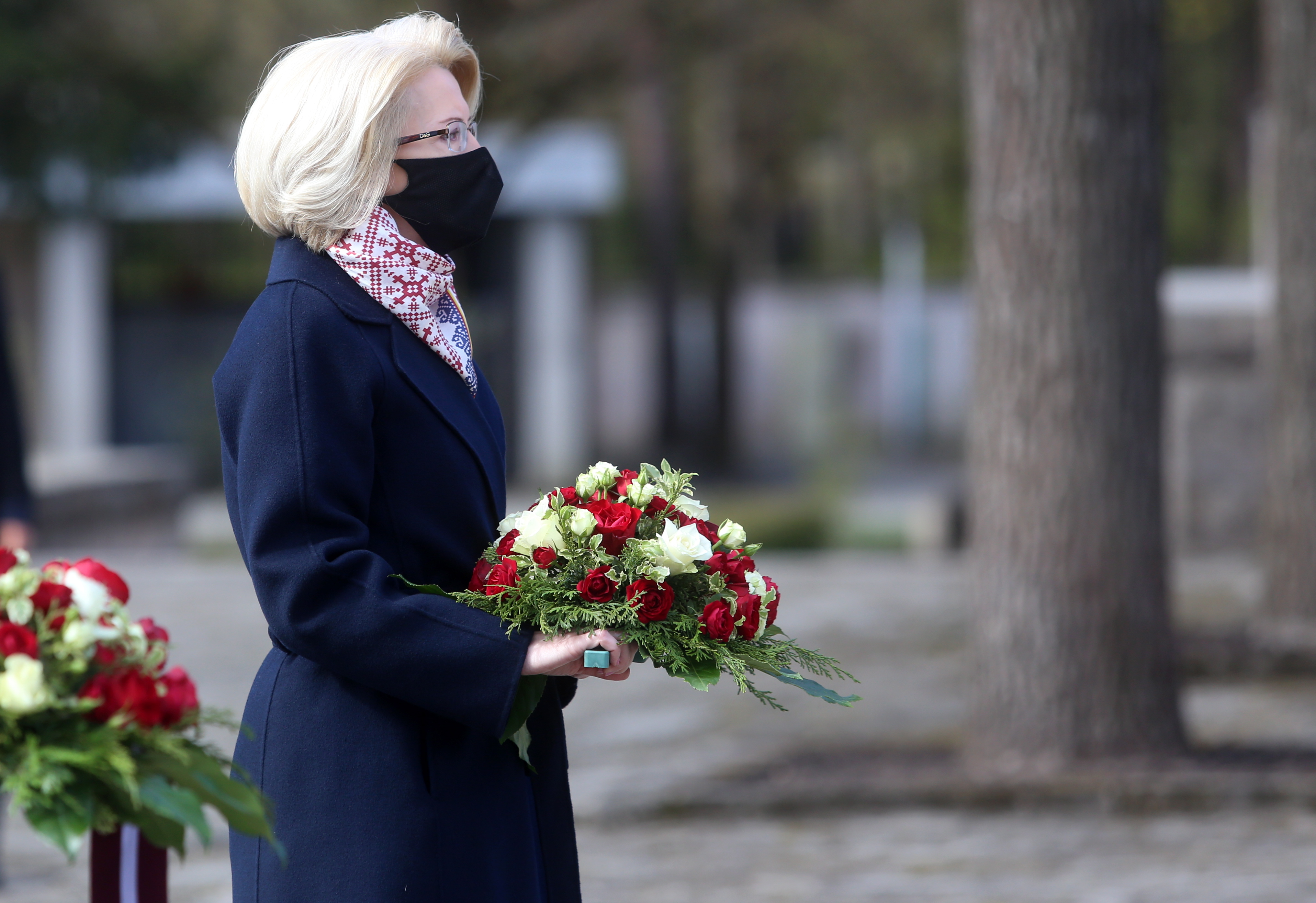 Mūrniece Ukrainā apmeklējusi militārā konflikta skarto Doņeckas apgabalu