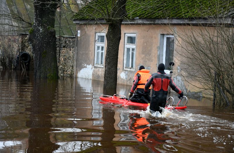 Эвакуация на левобережье Даугавы в Екабпилсе отменена