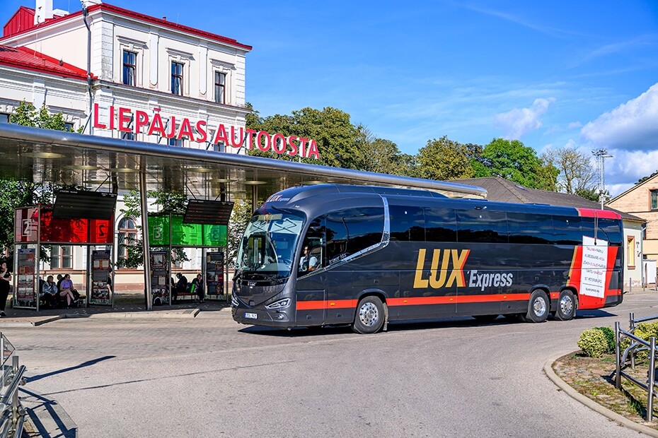 "Lux Express" начал пассажироперевозки по маршруту Лиепая-Рига-Даугавпилс