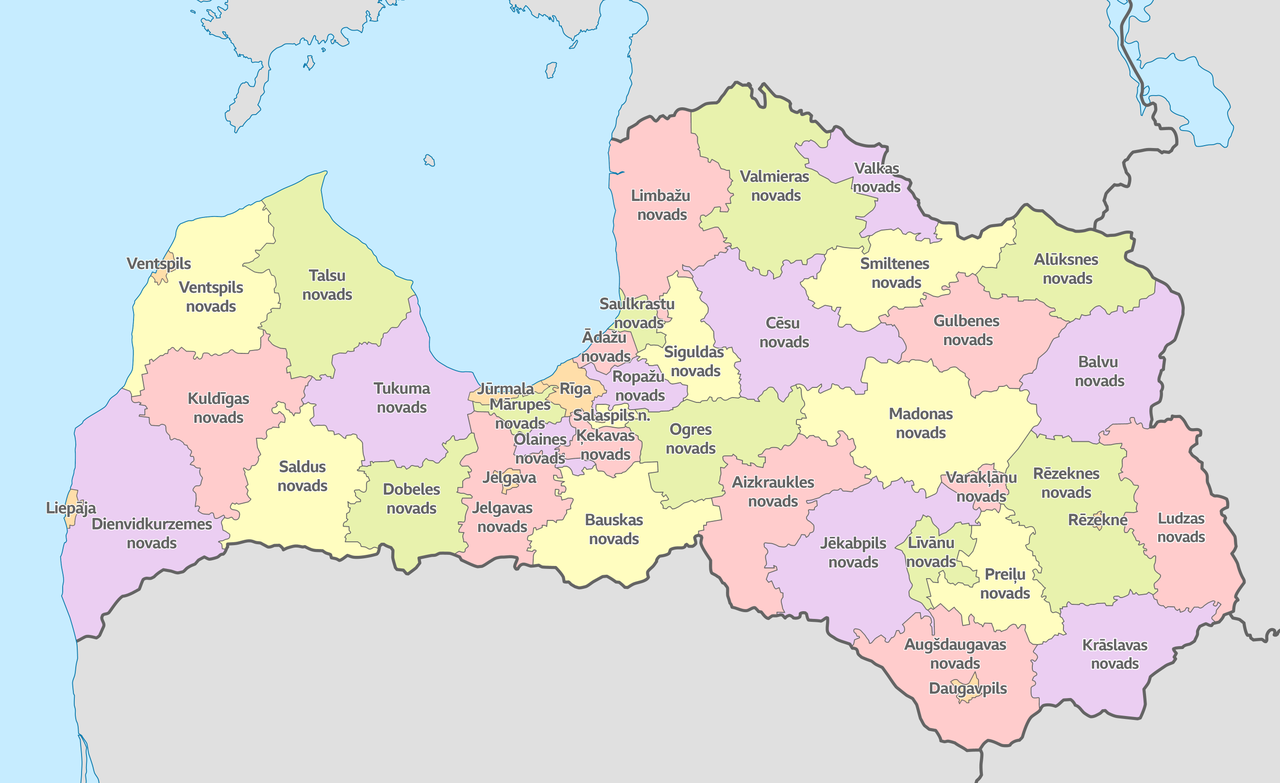 Крупнейшие города Латвии объединят со своими краями