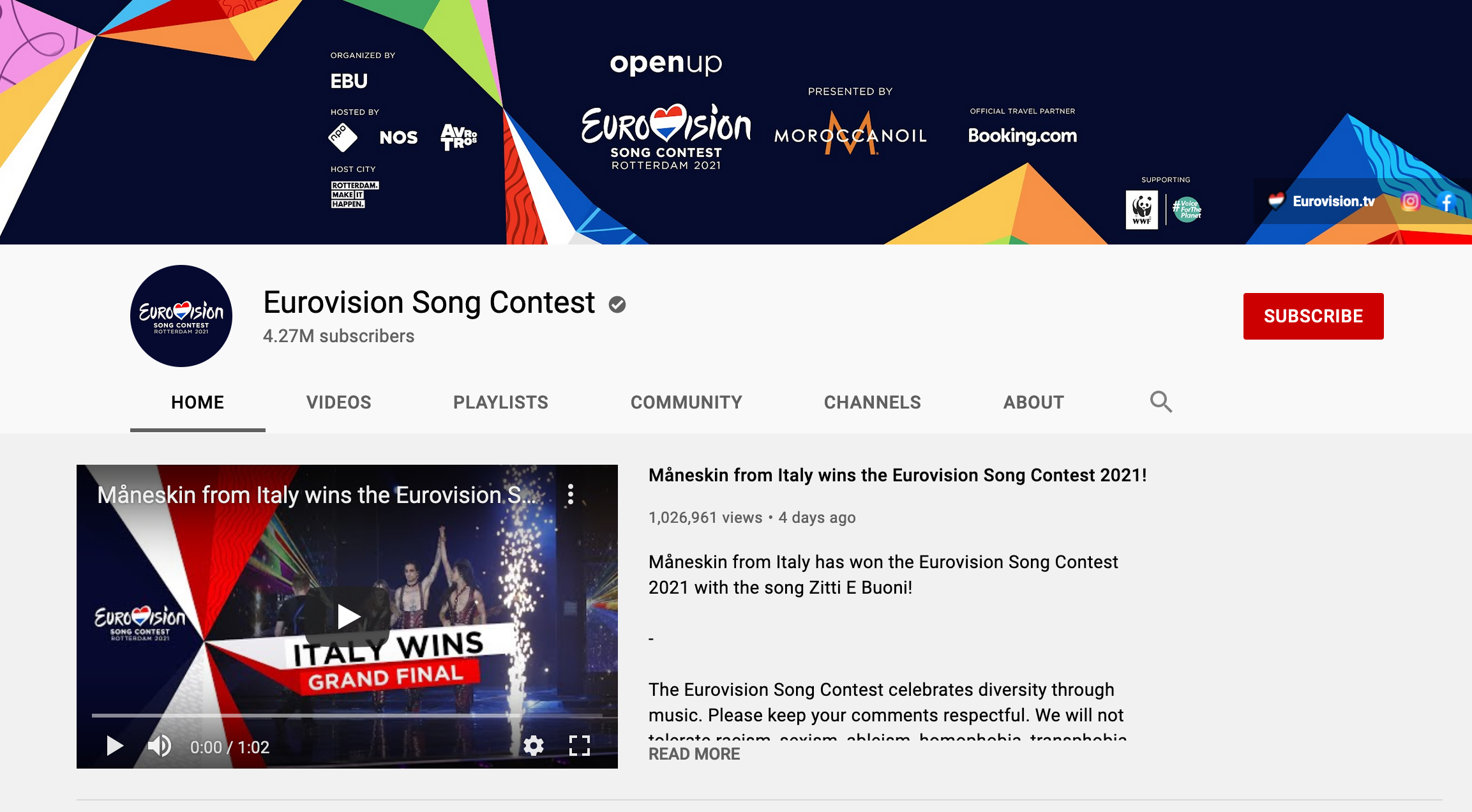 Объявлено продолжение Евровидения-2021