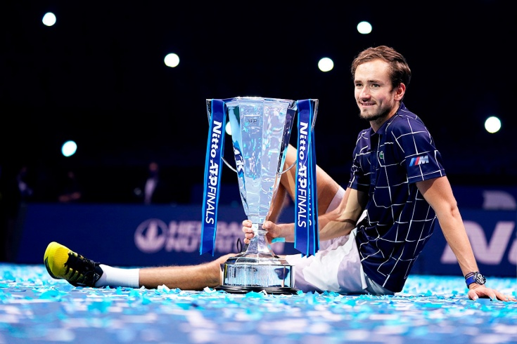 Медведев обыграл Тима в финале заключительного турнира ATP Медведев обыграл Тима в финале заключительного турнира ATP