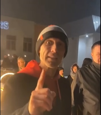 На акцию протеста Гобземса пришли около тысячи человек