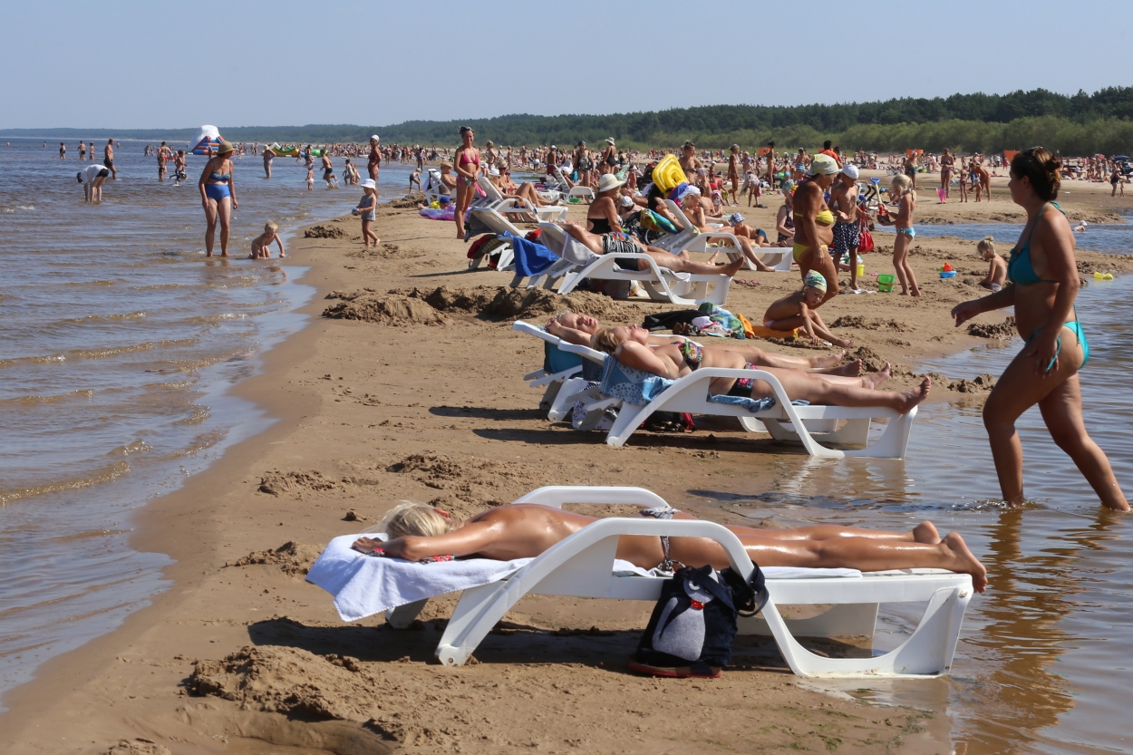 На Видземском взморье вода +23 градуса