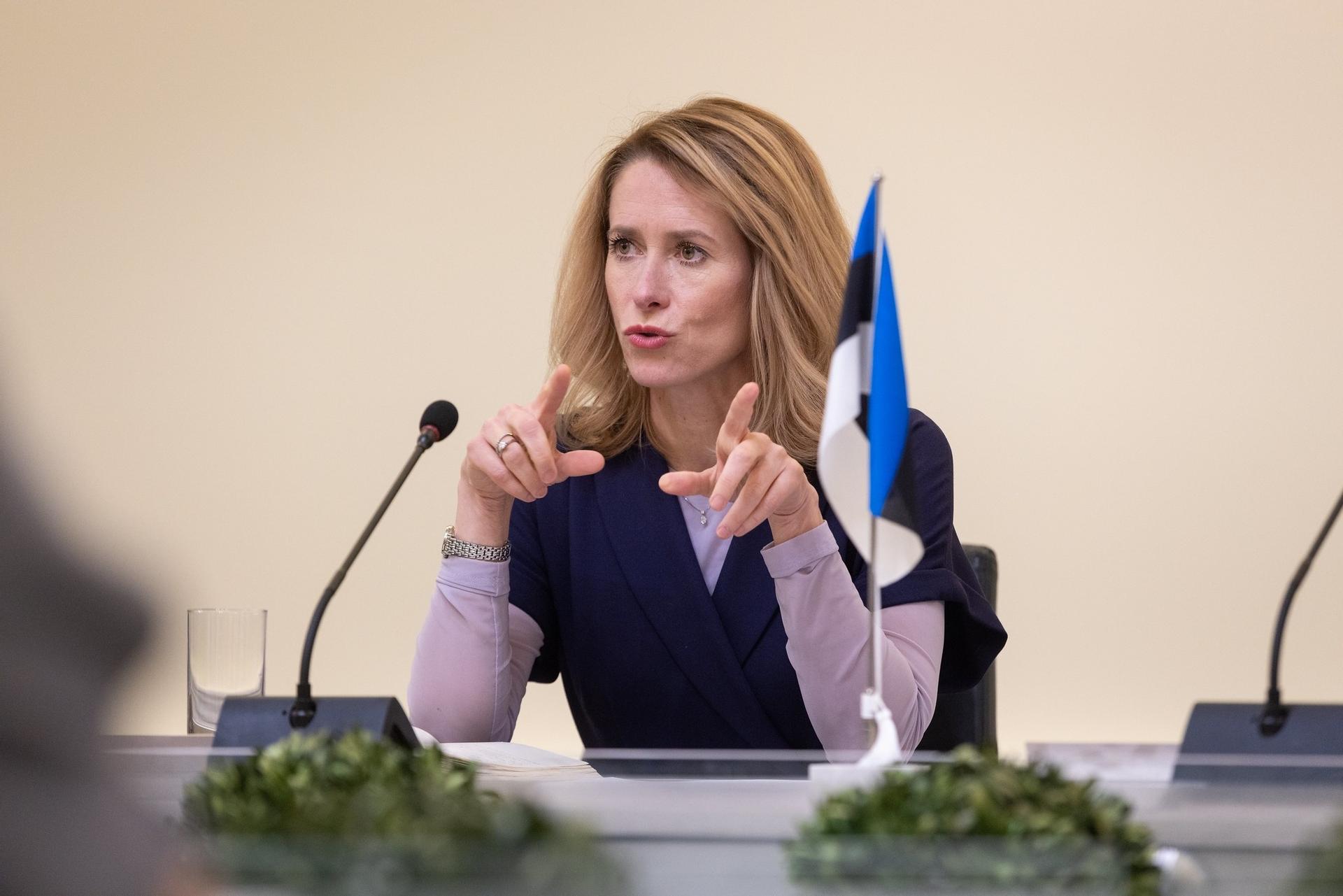 Премьер-министр Эстонии Кая Каллас подала в отставку