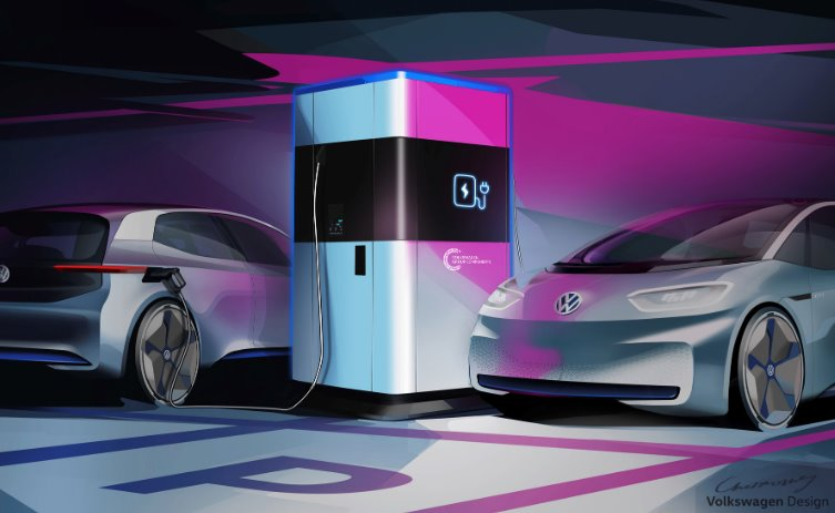 Volkswagen начинает активно заниматься развитием заправок для электромобилей