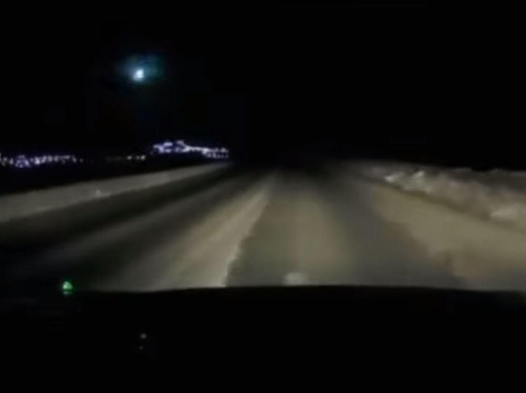 Над Камчаткой взорвался метеорит