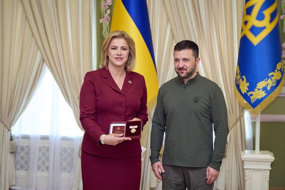 Силиня получила украинскую государственную награду