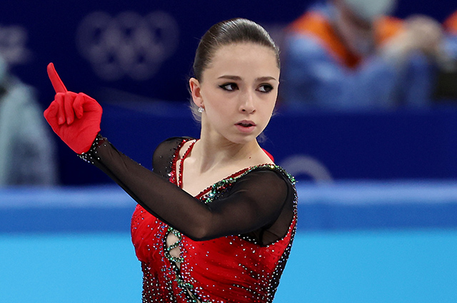 Российская фигуристка Камила Валиева первая после короткой программы на Олимпиаде