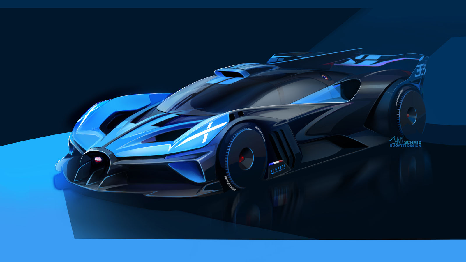 Самая необычная технология гиперкара Bugatti Bolide